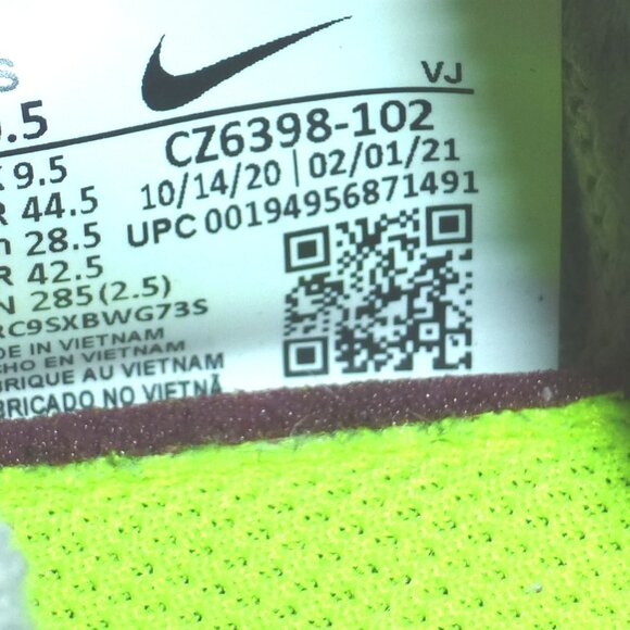 Nike Space Hippie 04 Grey Rainbow Men's Sneakers Shoes Size: 10.5 CZ6398-102 - Picture 12 of 12